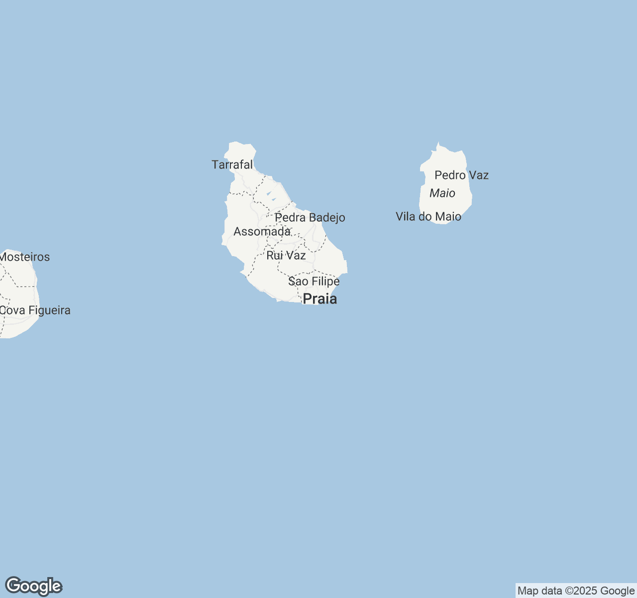 Map of Praia